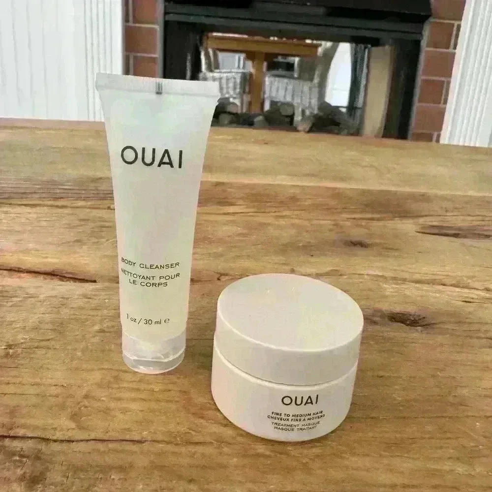 🚨BUNDLE🚨 OUAI Bundle of Treatment Mask & Body Cleanser ~ minis! NEW!